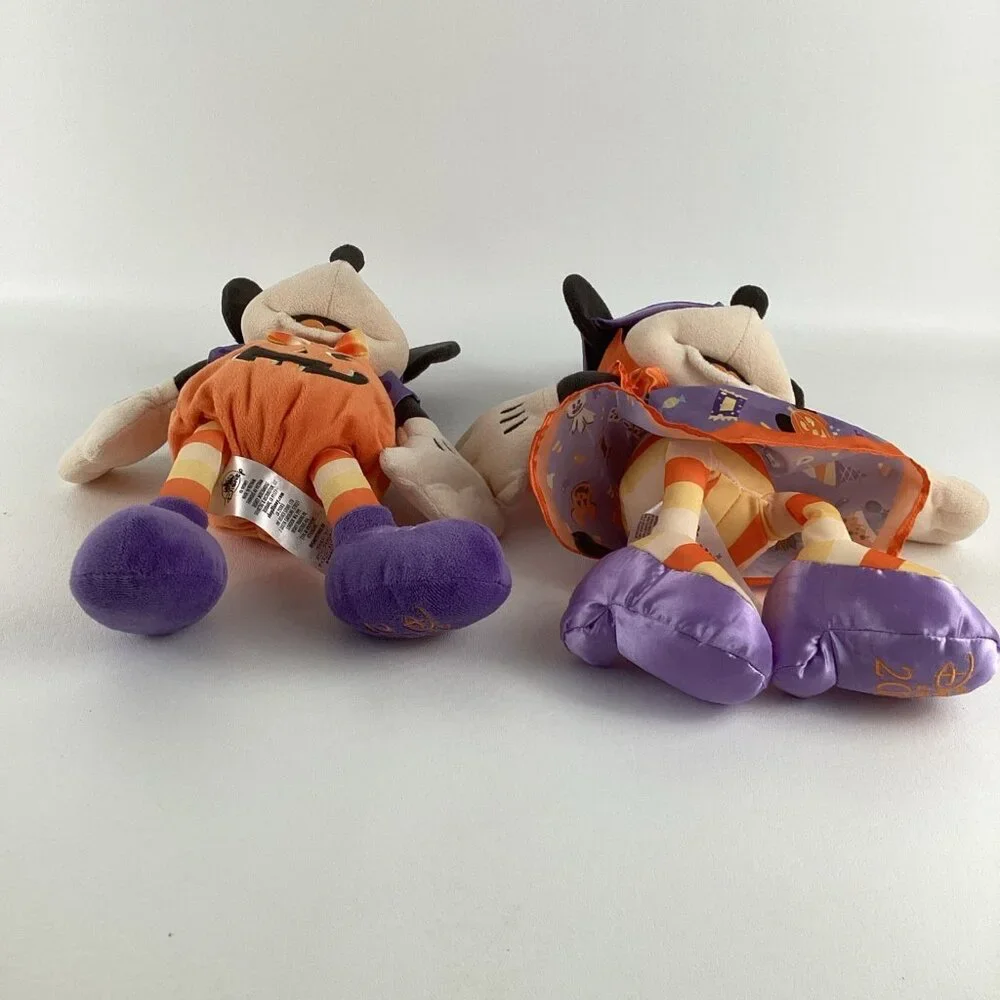 Disney Mickey Minnie Halloween Costume 15" Plush Stuffed Toy Pumpkin Witch 2020 - Picture 4 of 8
